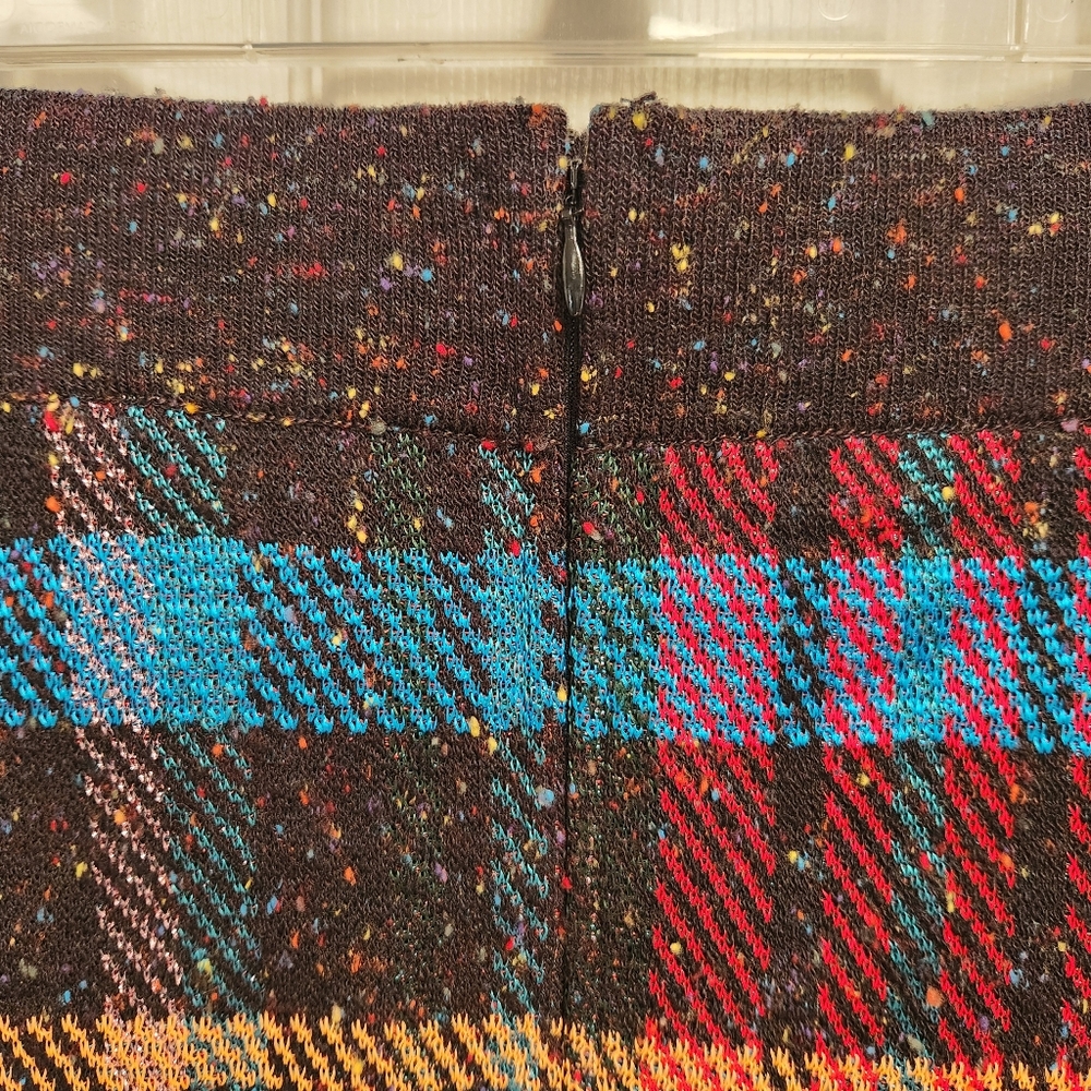 Vibrant Plaid Pencil Mini Skirt: Anthropologie - Cecilia Prado - Picture 6 of 11